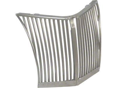 Grille - Plain Steel - Without Crank Hole - Ford Deluxe