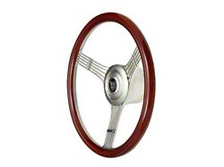 GT Performance GT9 Retro Banjo Style Steering Wheel; Wood (Universal; Some Adaptation May Be Required)