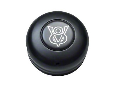GT Performance GT3 Standard V-8 Emblem Color Horn Button Black