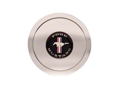 GT Performance GT9 Small Horn Button with Mustang Logo (Universal; Some Adaptation May Be Required)