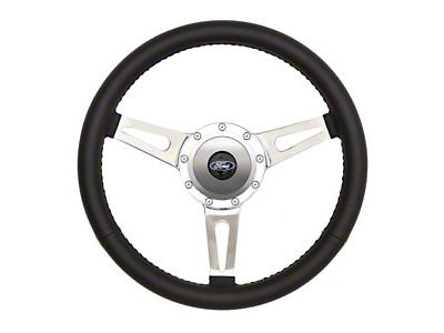 GT Performance Retro D-Shaped Cobra Style Steering Wheel