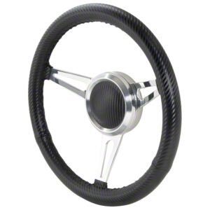 GT Performance Retro D-Shaped Cobra Style Steering Wheel