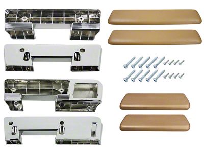 GTO 1965-1967 Complete Front&Rear Armrest Kit