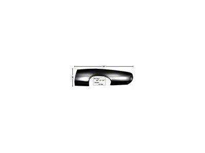 GTO 1966-1967 Quarter Panel Skin Left Cpe/Conv