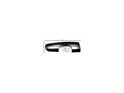 GTO 1966-1967 Quarter Panel Skin Right Cpe/Conv