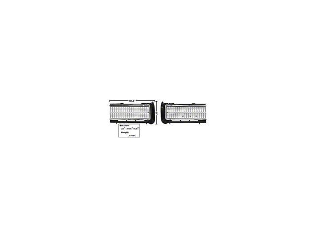 GTO 1969 Grille Set Of 2