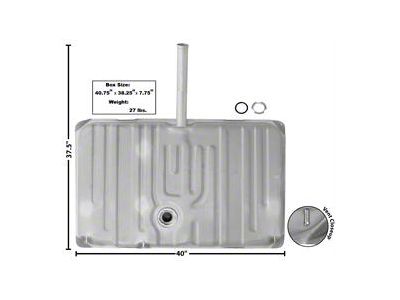 GTO 1970-1970 Gas Tank W/14 Fill Neck