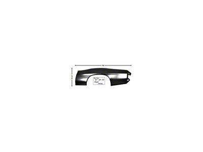 GTO 1970-1972 Quarter Panel Skin Left