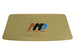 Windshield without Antenna; Green Tint (68-72 GTO, LeMans, Tempest 2-Door Coupe)