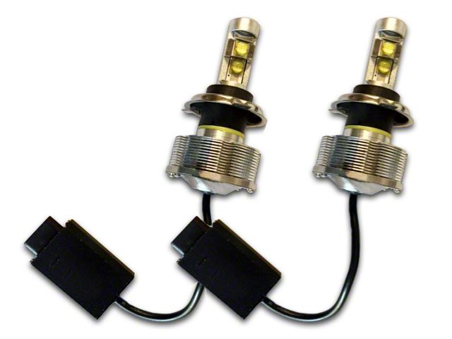 H4 3000 Lumen 30W Headlight Bulb Digi-Tails LED