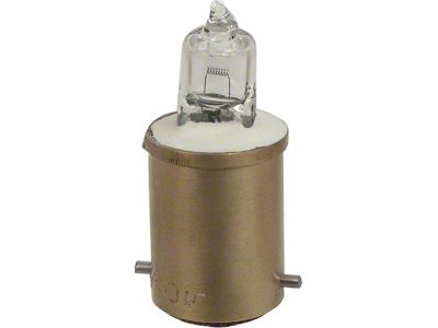 Halogen Light Bulb - Single Contact - 20 Watt - 6 Volt - Recommended To Be Used With Glass Lens Only - Ford