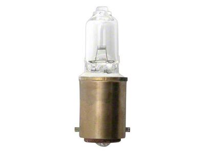 Halogen Light Bulb - Single Contact - 50 Watt - 6 Volt - Recommended To Be Used With Glass Lens Only - Ford