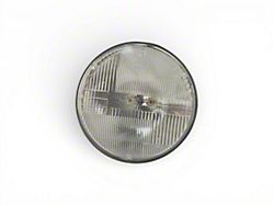 Halogen Sealed Beam Headlamp with Etched FoMoCo Logo (56-57 Ford Thunderbird)