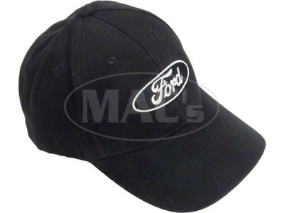 Hat, Ford Oval, Black