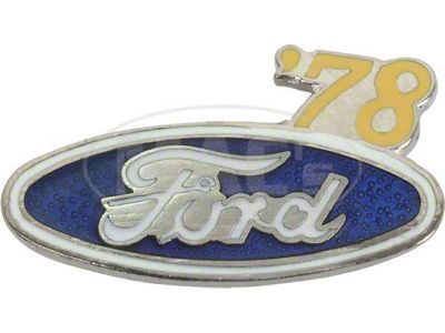 Hat Pin - Ford Oval With '78