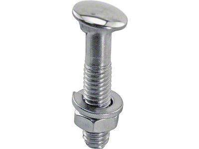Headlight Bar To Fender Bolt, Nut & Washer - Stainless Steel - Ford Passenger