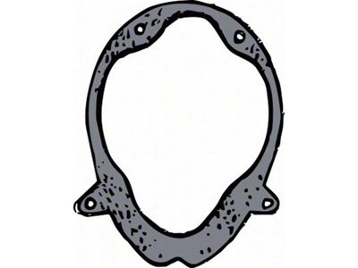 Headlight Bucket Gasket - To Fender - Cork - Ford Deluxe (1939 Deluxe Body)