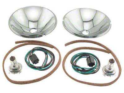 Headlight Conversion Kit - Quartz Halogen - 12 Volt - Ford Passenger