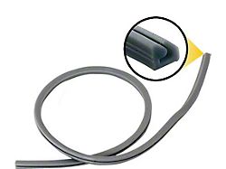 OPR Headlight Door To Fender Seal - Gray Color As Original
