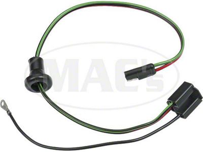 Headlight Socket Wire/ 19-1/2 Long/ With Grommet