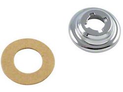Headlight Switch Nut - Die Cast and Chrome Plated