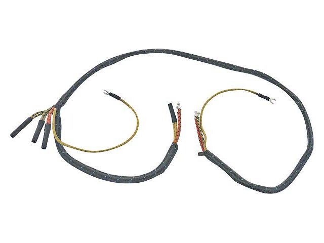 Headlight Wiring Harness - Ignition Switch On Dash - Shell Horns - Mercury