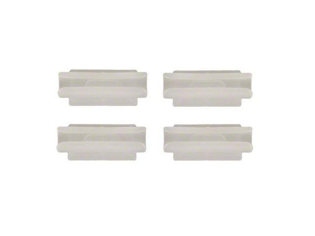 Headliner Bow Clip Set; Set of Four (67-69 Firebird)