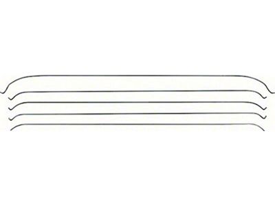 Headliner Bow Set, 2-Door Coupe, 1965-1966 (2-Door, Sport Coupe)