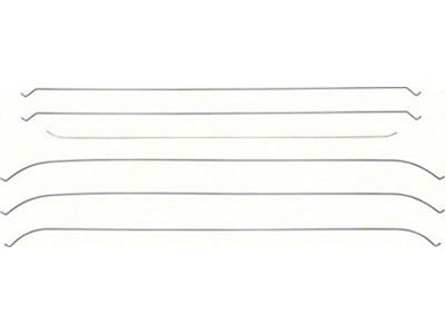 Headliner Bow Set, 2-Door Hardtop, 1963-1964 (2-Door, Sport Coupe)