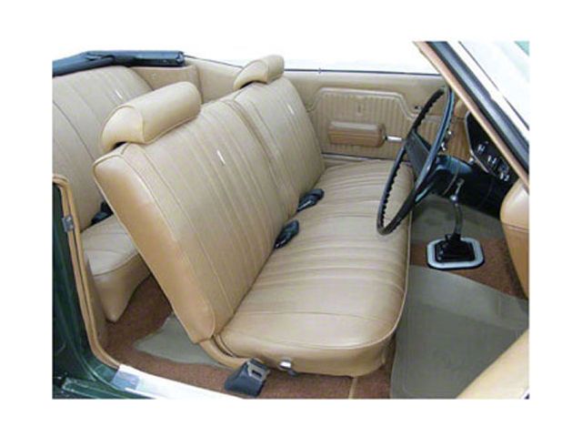 Headrest covers Legendary Auto Interiors Chevelle & Malibu Covers, Front Seats, Split Bench, 1970