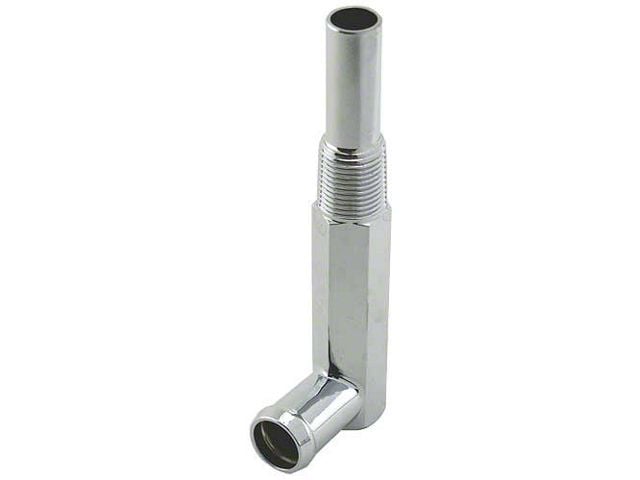 Heater Hose Elbow - Chrome Plated - 390 & 428 V8