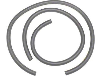 Heater Hose Set - Exact Reproduction - 2 Pieces - Yellow Stripe - For Cars Without Air Conditioning - From 2-1-1970 (After February 1, 1970)