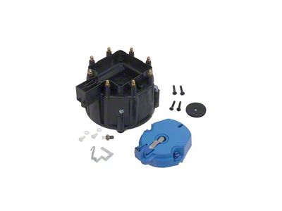 HEI Style Distributor Cap and Rotor, Black