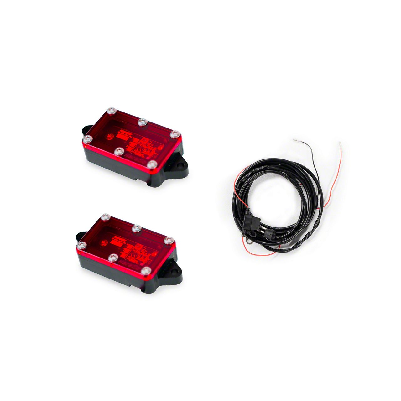 Heretic Studios Ecklers Rock Light Kit; Red; 2-Pack 70020 Heretic Studios Ecklers Rock Light Kit; Red; 2-Pack 70020