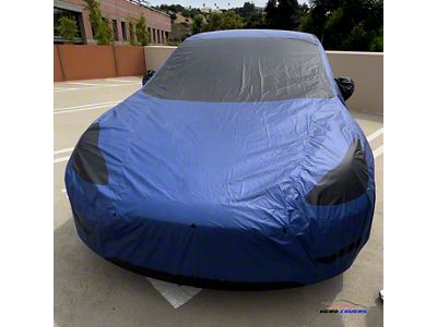 Hero Covers Silhouette Indoor Car Cover; Blue (1970 Mustang Sportsroof)