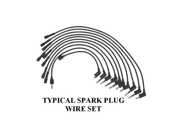 Flame-thrower Plug Wire Set/ Stock Look/ 7mm