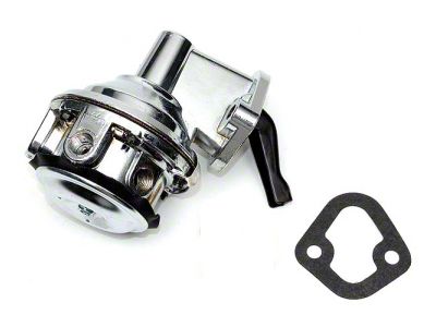 Holley 80 GPH Chrome Mechanical Fuel Pump, Big Block, 12-835