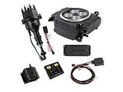 Holley Sniper 2 EFI Hyperspark Ignition System Bundle with 3.50-Inch Handheld Display for Small/Big Block Chevy; Black