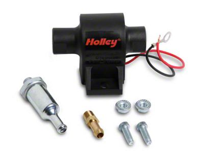 32 Gph Holley Mighty Mite Electric Fuel Pump, 4-7 Psi