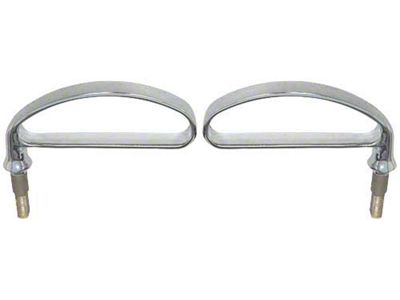 Hood Handles - Die Cast - Chrome - Ford Passenger