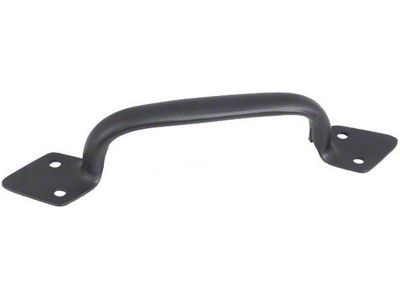 Hood Handles - Pressed Steel - Black - Ford Passenger