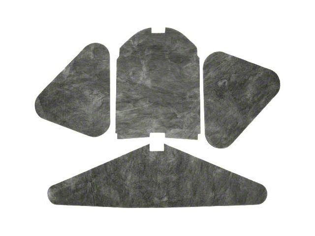 Hood Insulation Pad Set - 4 Pieces - Ford