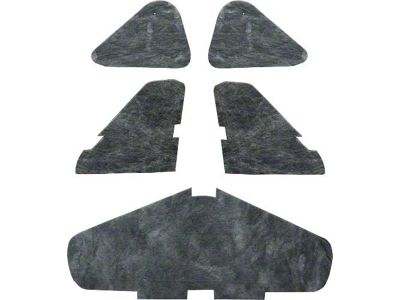 Hood Insulation Pad Set - 5 Pieces - Ford