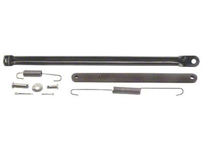 Hood Release Kit - 9 Pieces - Ford Deluxe