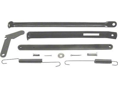 Hood Release Linkage & Support Brace Kit/ 40 Deluxe