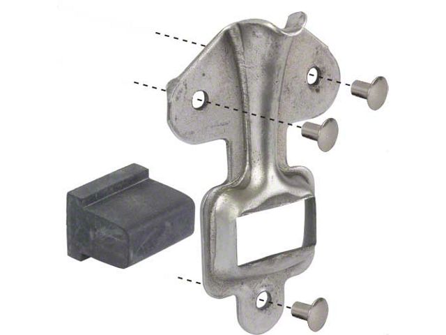 Stl Hood Side Panel Clips/ Rub Incl/ Steel