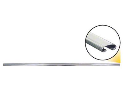 Center Hood Strip; Stainless Steel (33-36 Ford Car)