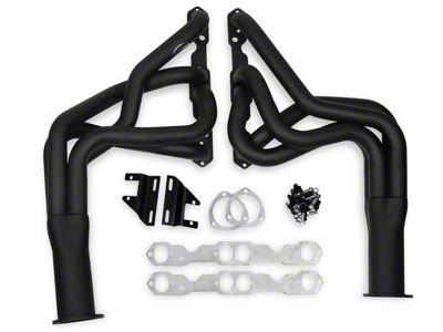 Hooker BlackHeart 1-7/8-Inch Super Competition Long Tube Headers; Black Painted (67-69 Small Block V8 Camaro)