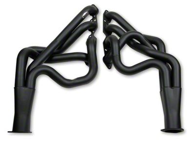 Hooker BlackHeart 2-1/8-Inch Super Competition Long Tube Headers; Black Painted (67-69 396 V8 Camaro)