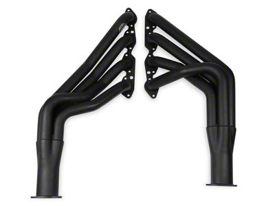 Hooker BlackHeart 2-Inch Competition Long Tube Headers; Black Painted (67-69 396 V8 Camaro)